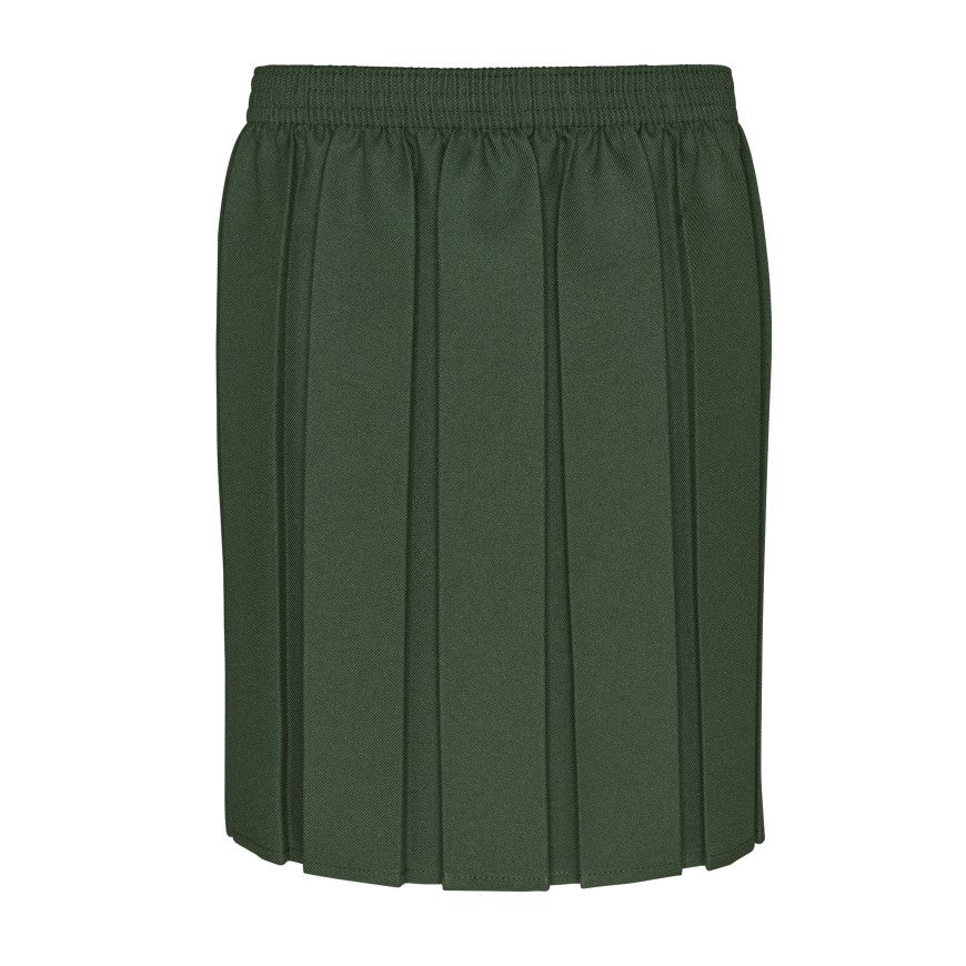 Box pleat skirt