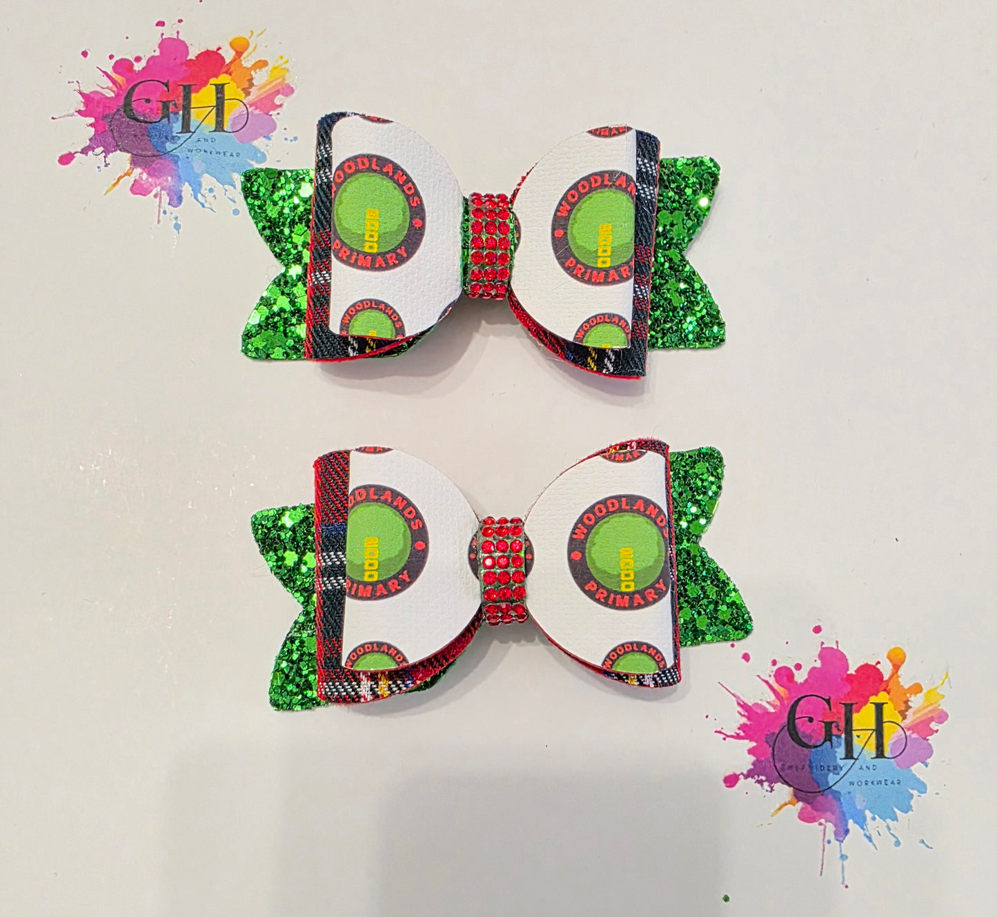 Woodlands ps glitter bows