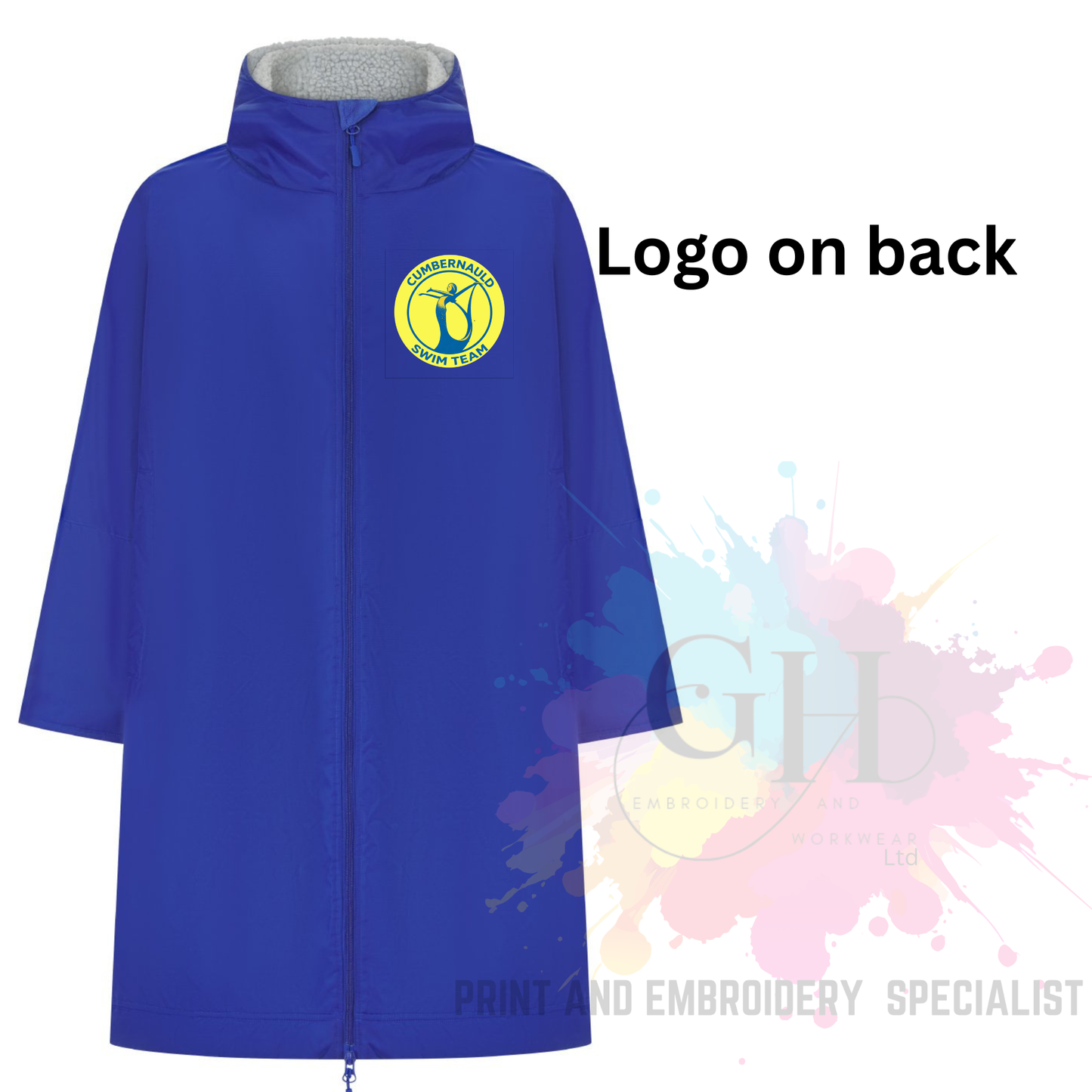 Cumbernauld swimming team changing robe