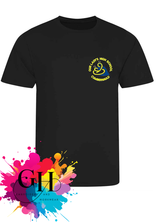 Our lady's PE T shirt