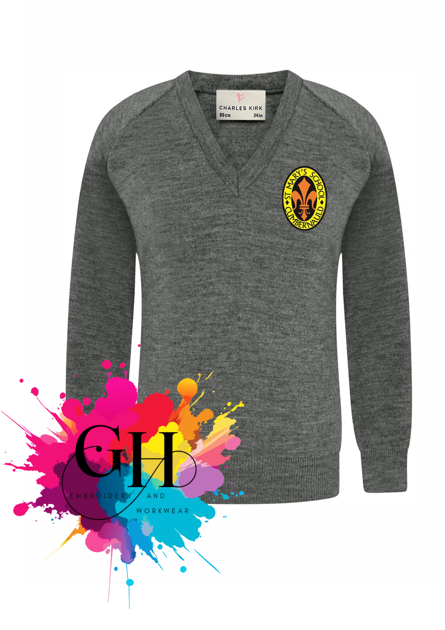 St Mary's P.s V Neck jumper