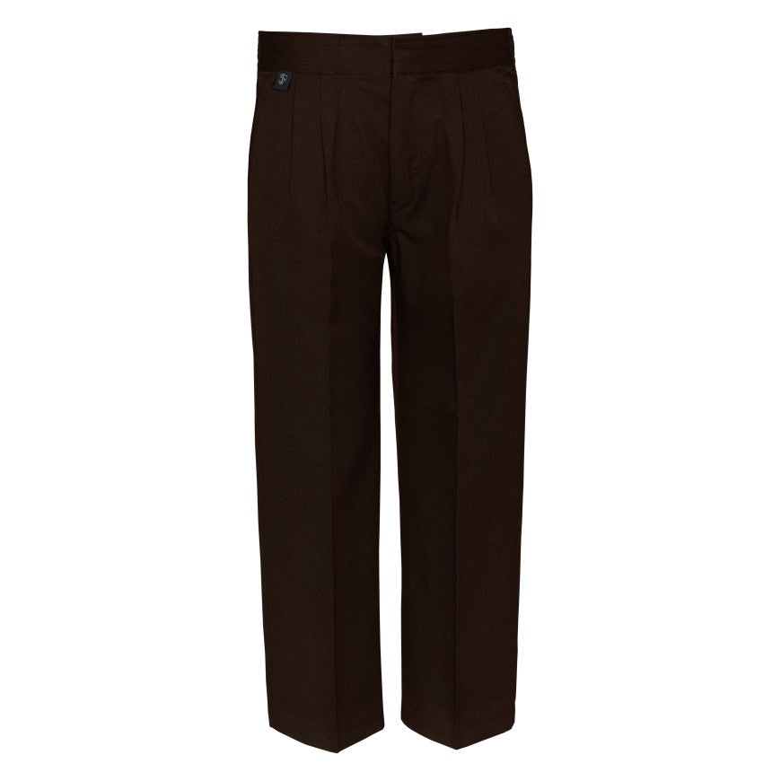 Brown boys Blue Label Trousers (Standard Fit)