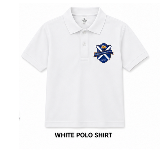 St Andrews white polo