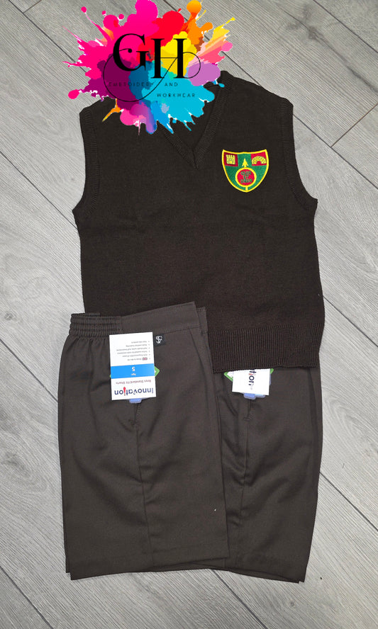 St Michaels  ps  brown slip over