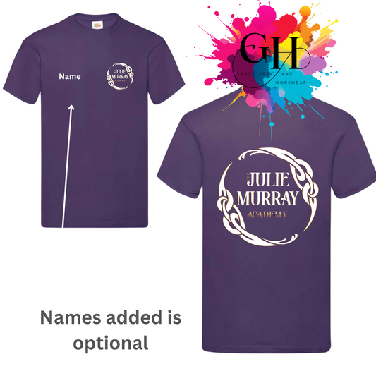 The Julie Murray Academy t shirt