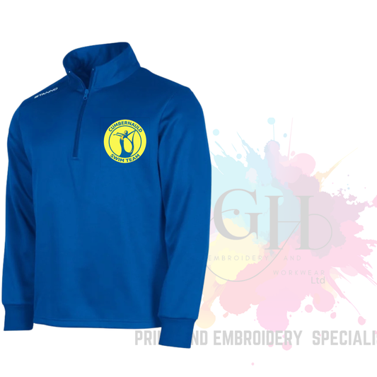 Cumbernauld swimming team stanno half zip