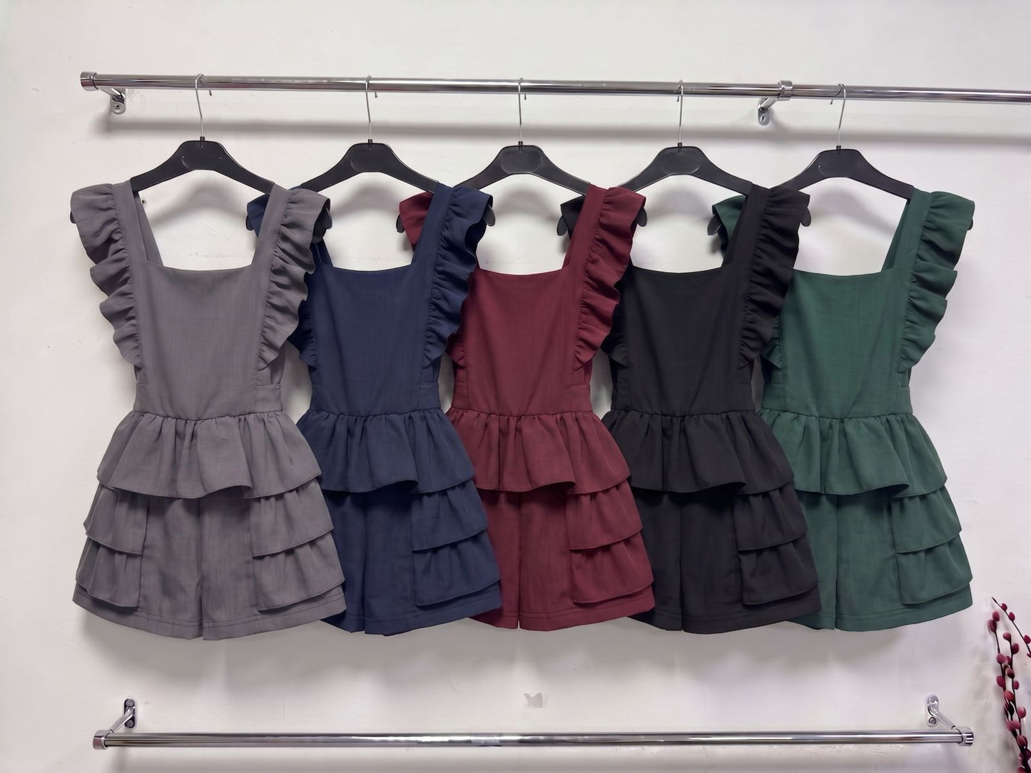 Pre-order frilly playsuits